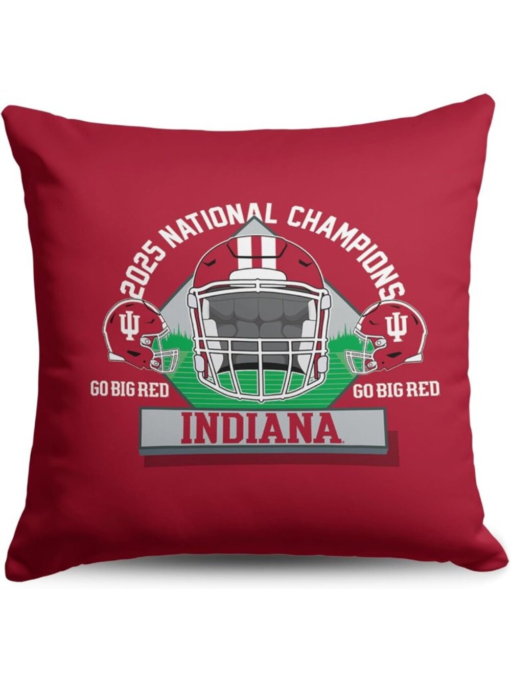 Patriotic Double-Sided Soccer Throw Pillow | 18x18 Decorative Accent Cushion